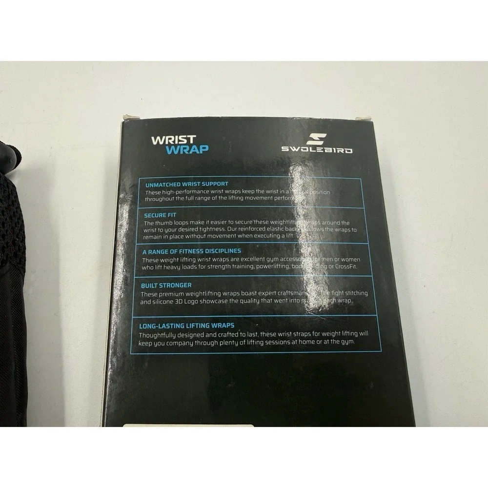 Swolebird Wrist Wraps Competition‎ Grade Weightlifting Wrap